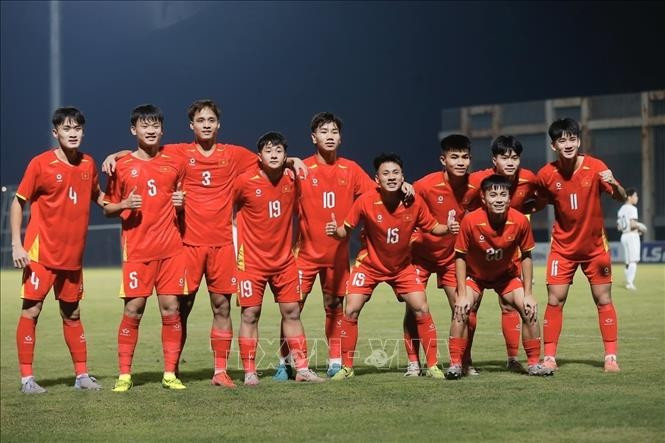 Vietnam’s U17 footballers (File photo: VNA)