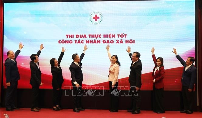 The Vietnam Red Cross Society launches 2026 emulation campaign (Photo: VNA)