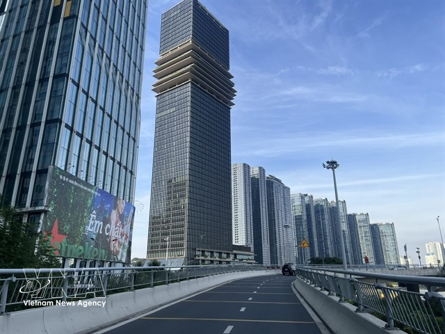Real estate developments in downtown HCM City (Photo: VNA)