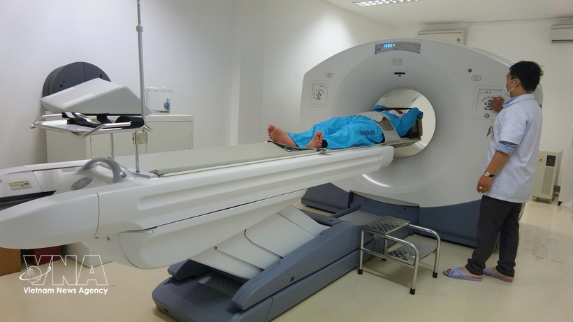 Early cancer screening at Da Nang Hospital. (Photo: VNA)