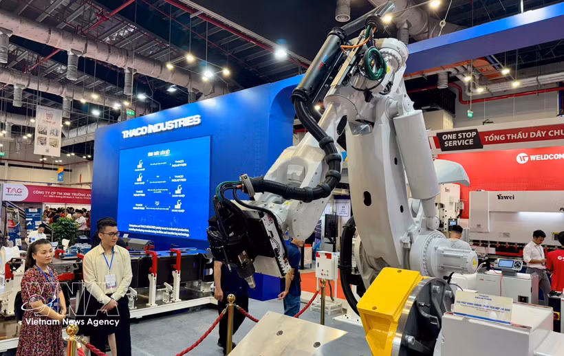 The Supporting Industry Exhibition and Supply Chain Linkage Forum 2025 in Ho Chi Minh City (Photo: VNA)
