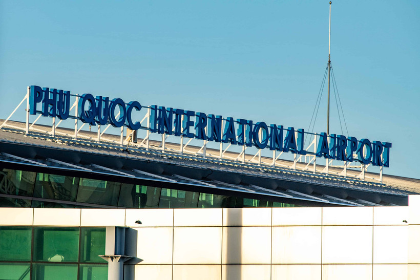 At Phu Quoc International Airport (Photo: Sun Group)