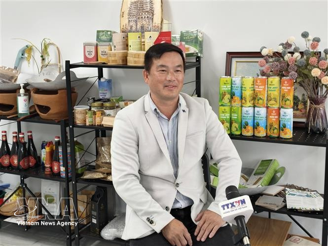 Nguyen Thanh Binh, CEO of KQ Trading and Chairman of the Vietnam–Australia Logistics and Investment Association. (Photo: VNA)