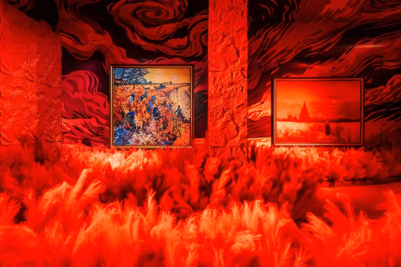 An immersive space at the Van Gogh Timeless exhibition (Photo of the organisers)
