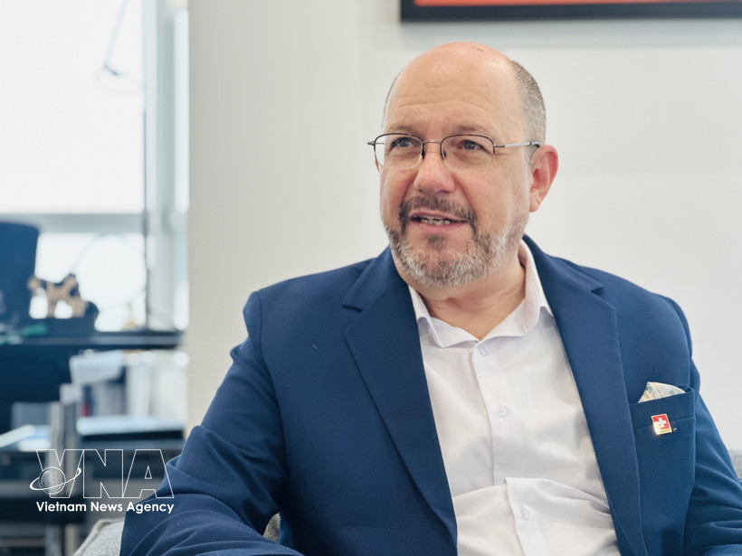 Swiss Ambassador to Vietnam Thomas Gass (Photo: VNA)