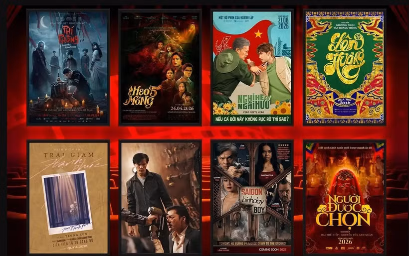 A wide range of Vietnamese films are introduced at the 2026 Marché du Film. (Photo: VTV)