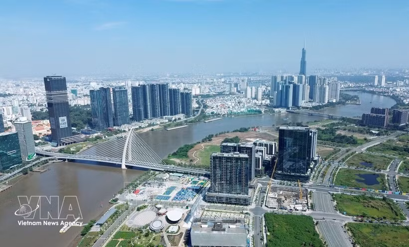 Ho Chi Minh City - the leading economic, cultural, and tourism centre of the country. (Photo: VNA)