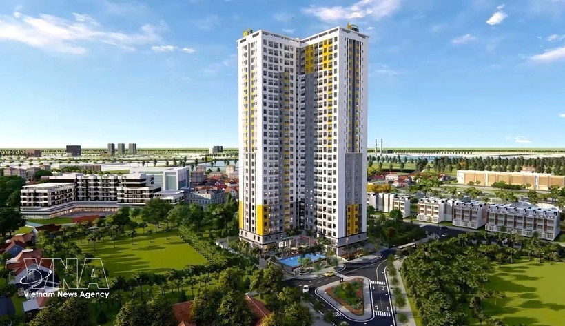 An apartment building developed by BCONS in Binh Duong (Photo: VNA)