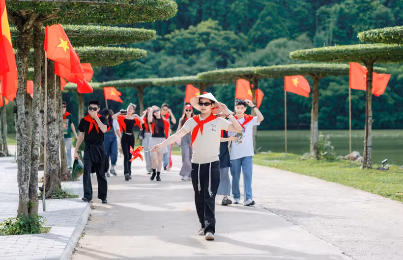 At Thung Nham ecological tourism site in Ninh Binh province. (Photo: VNA)