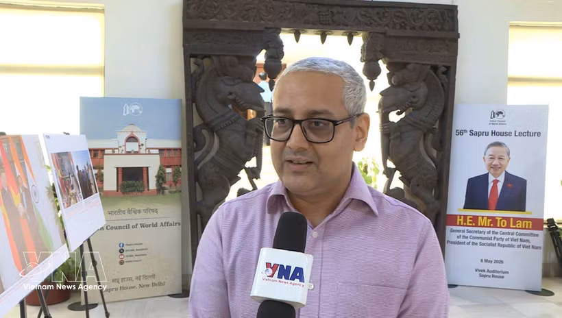 Dr. Rajiv Ranjan from the University of Delhi (Photo: VNA)