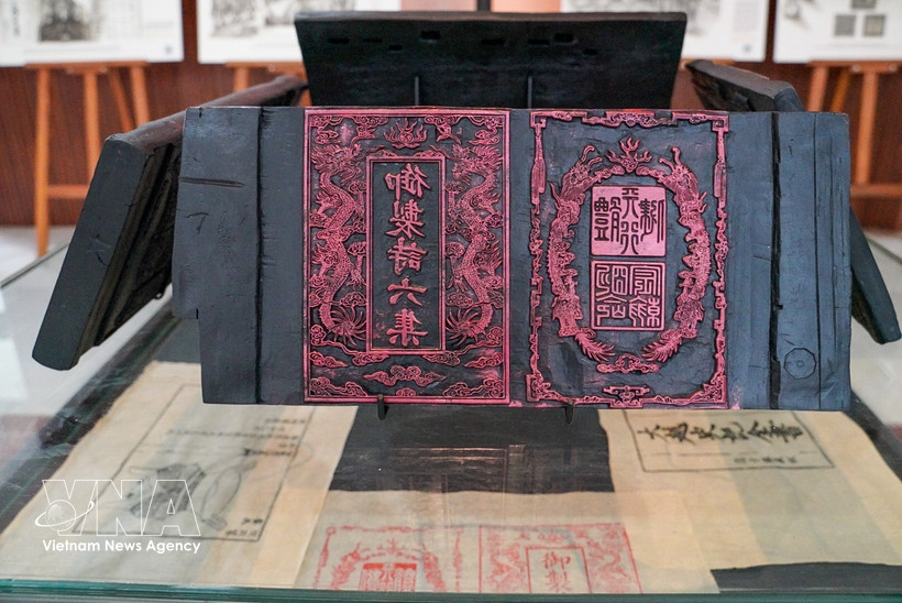 Nguyen Dynasty woodblocks are inscribed on UNESCO’s Memory of the World Register. (Photo: VNA)