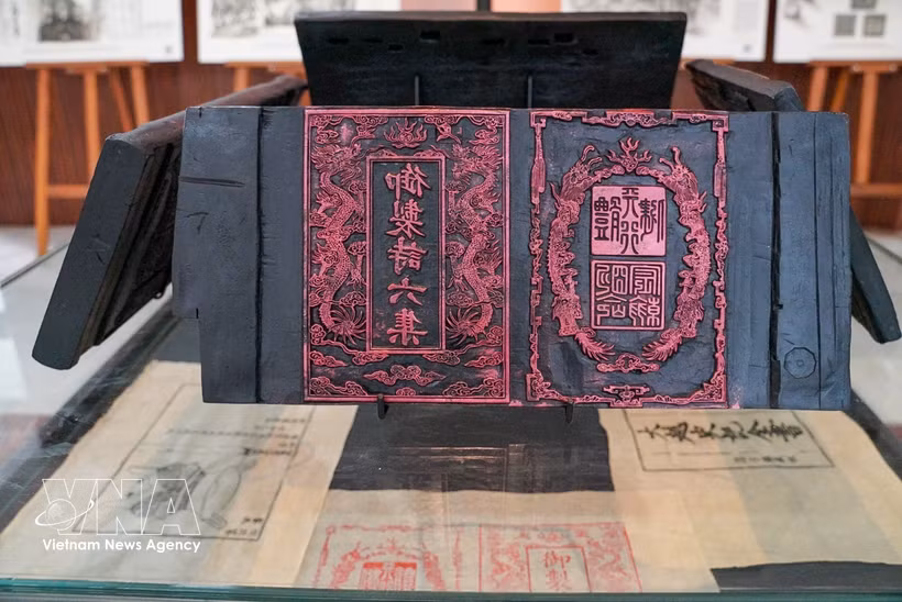 Nguyen Dynasty woodblocks are inscribed on UNESCO’s Memory of the World Register. (Photo: VNA)