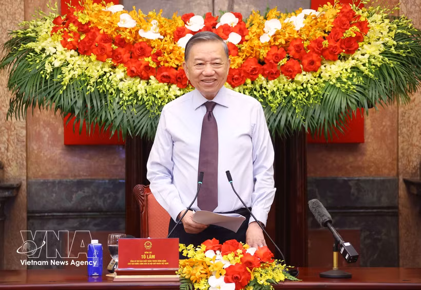 Party General Secretary and State President To Lam (Photo: VNA)