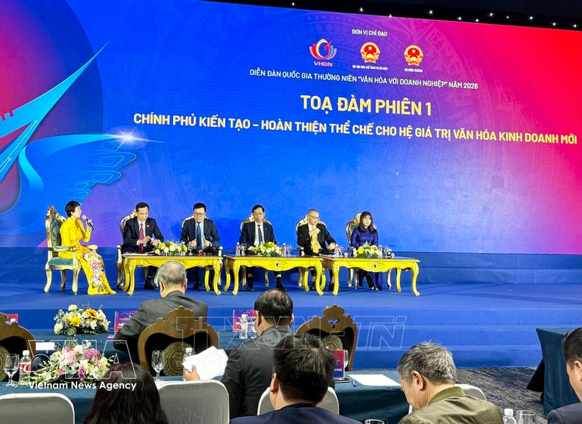 A view of the “Culture and Business” National Forum 2026 (Photo: VNA)