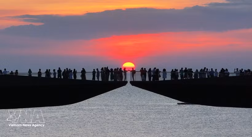 Kiss Bridge in Phu Quoc special zone, An Giang province. (Photo: VNA)