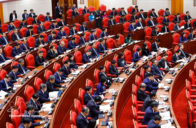 At the opening of the 14th Party Central Committee’s second plenum (Photo: VNA)
