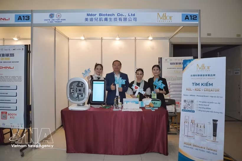 A booth of Vietnam at the fair (Photo: VNA)