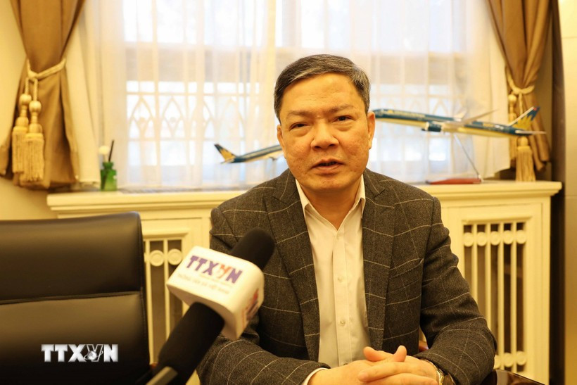 Vietnamese Trade Counsellor in China Nong Duc Lai (Photo: VNA)