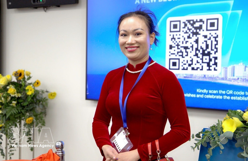 Nguyen Thi Thuy, a Vietnamese national residing and working in Ramat Gan (Photo: VNA)