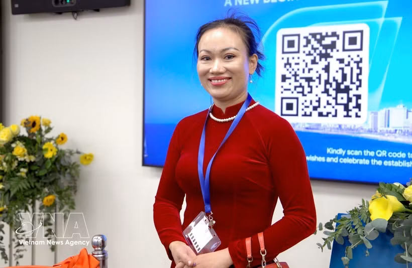 Nguyen Thi Thuy, a Vietnamese national residing and working in Ramat Gan (Photo: VNA)