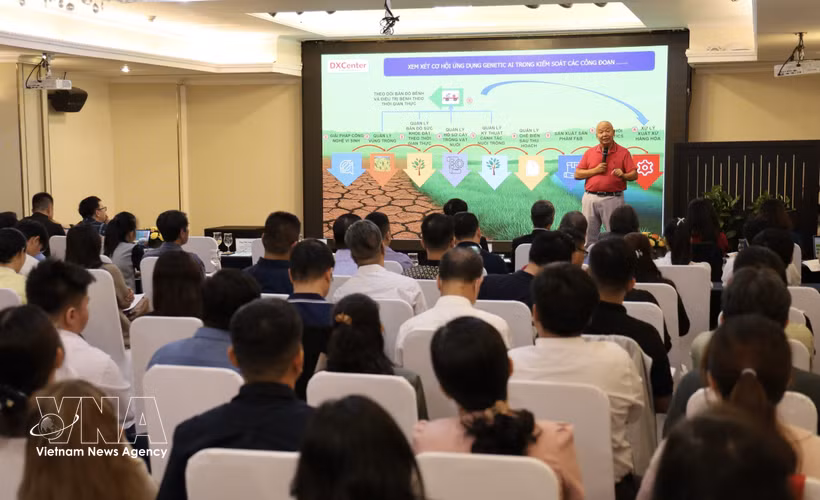 A view of the workshop on the application of AI and real-world data in food product research and development held in Ho Chi Minh City on April 22. (Photo: VNA)