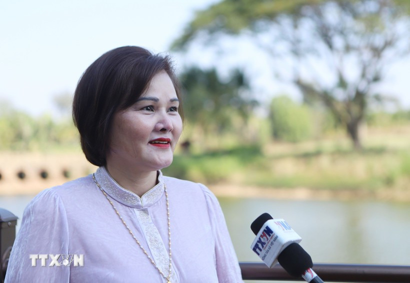 Pham Thi Minh Huong, Vice Chairwoman of the Business Association of Overseas Vietnamese. (Photo: VNA)