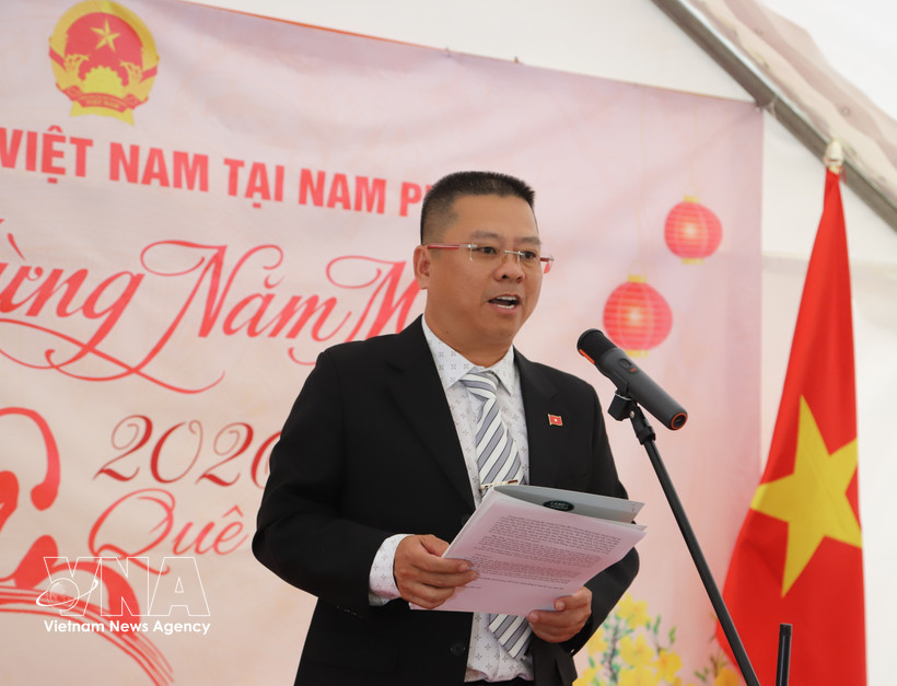 Le Hoai Nam, head of the liaison board of the Vietnamese community in South Africa (Photo: VNA)