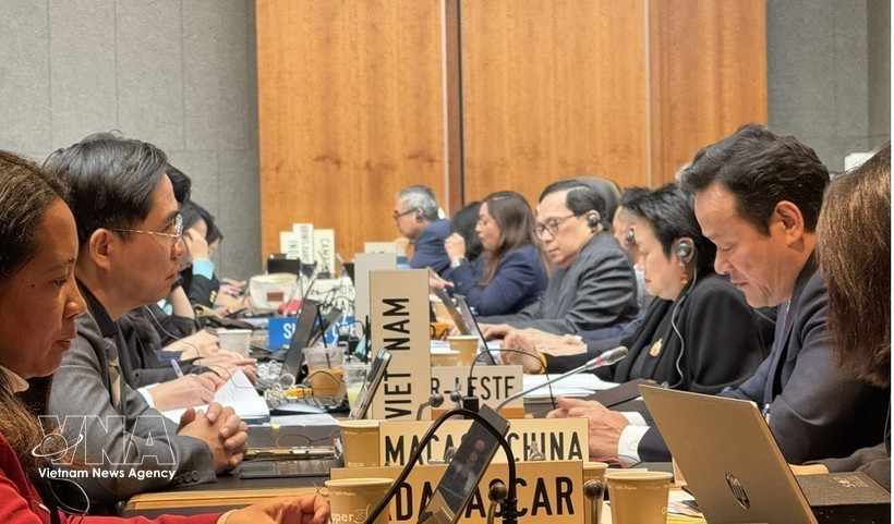Participants at the WTO’s first regular meeting in 2026 in Geneva (Photo: VNA)