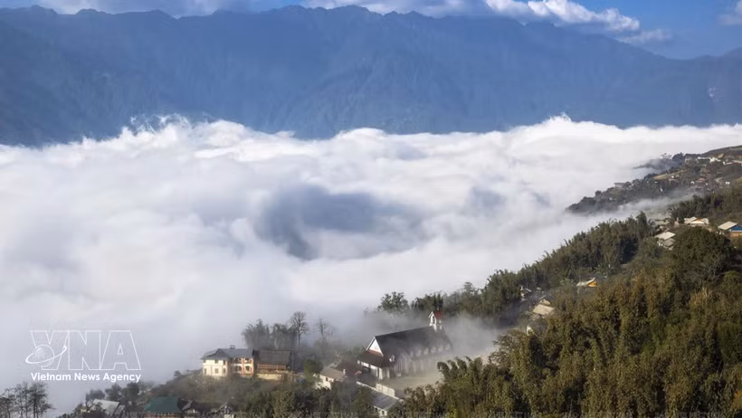 A view of Sa Pa in the northern province of Lao Cai (Photo: VNA)