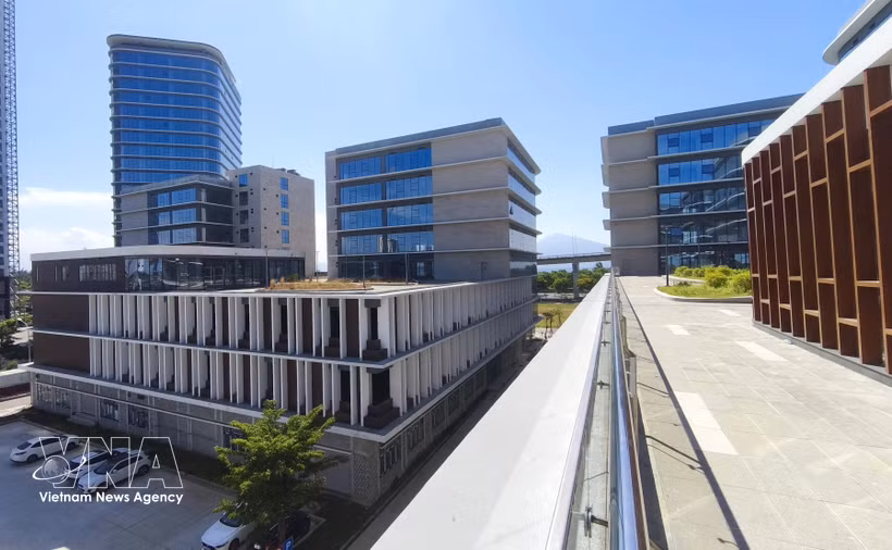 The Da Nang software park No. 2 is designed with modern infrastructure, well suited to enterprises in the fields of information technology and innovation. (Photo: VNA) 