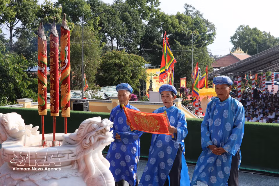 Hung Kings Commemoration Day 2026 observed in the southern province of An Giang. (Photo: VNA)