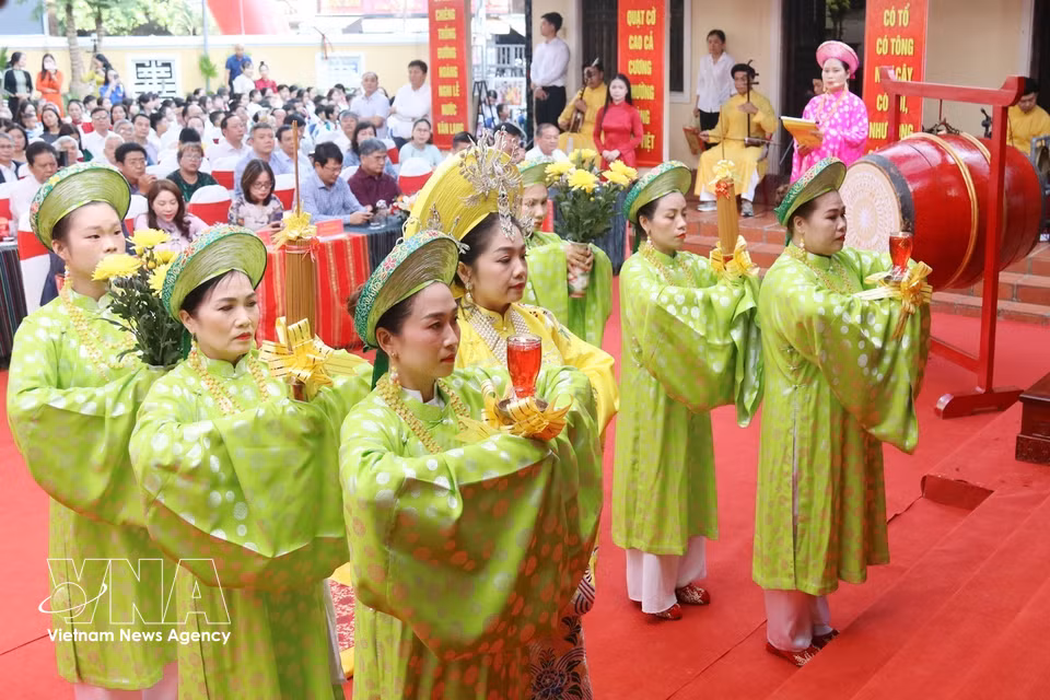 The Hung Kings Commemoration Day observed in Dak Lak (Photo: VNA) ​ ​ ​ ​