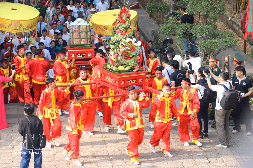 Ho Chi Minh City holds ceremonies to mark the Hung Kings Commemoration Day. (Photo: VNA)
