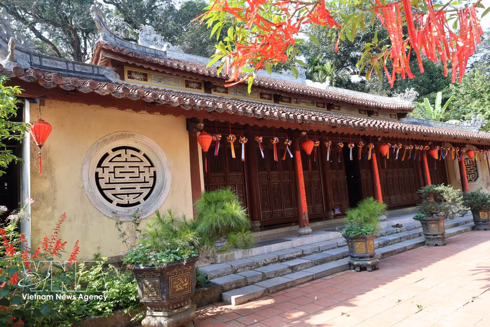 The main hall of Thanh Duyen Pagoda. (Photo: VNA)