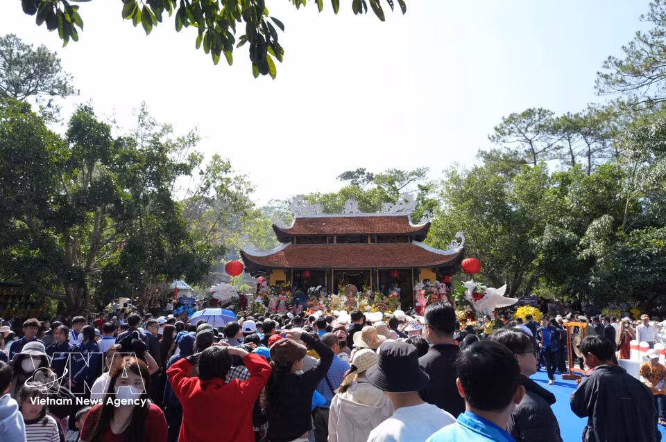 The Hung Kings Commemoration Day observed in Da Lat (Photo: VNA)