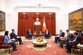 Vietnam’s top leader receives outgoing Palestinian Ambassador