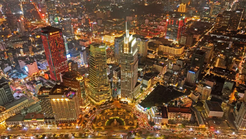 The park near Bach Dang Wharf (Ton Duc Thang Street, Ben Nghe Ward, District 1, Ho Chi Minh City). (Photo: VNA)
