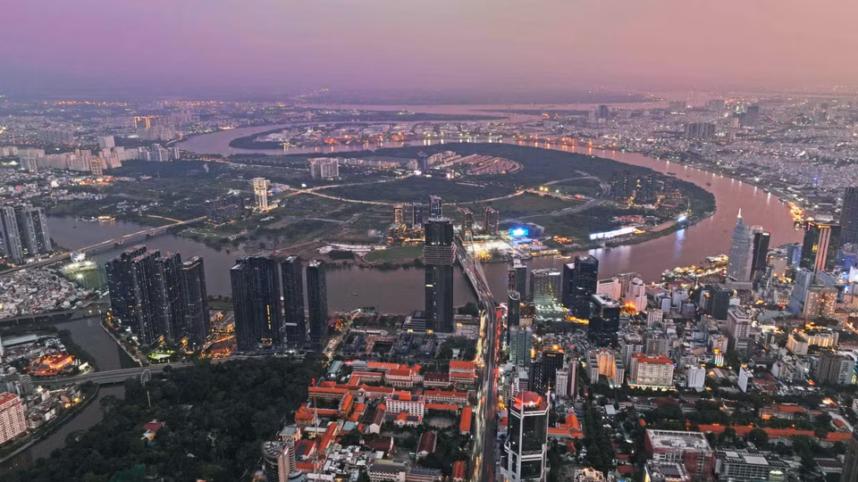 A bird’s eye view of Ho Chi Minh City. (Photo: VNA)