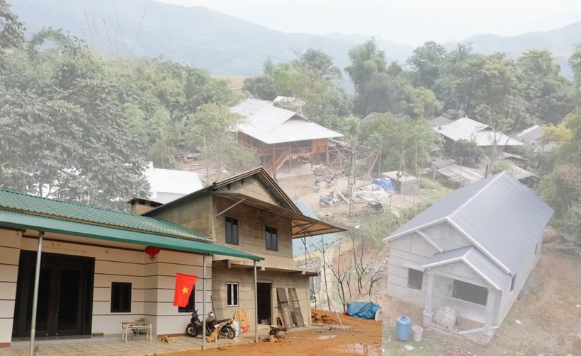 The number of newly built and repaired homes increases day by day (Photo: VNA)