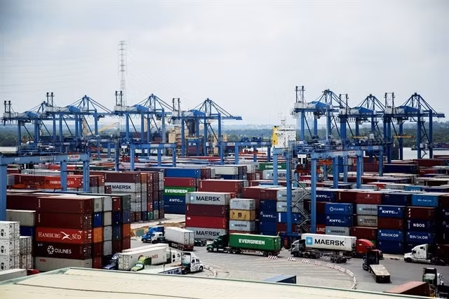 Tan Cang Saigon - the most modern and largest port in Vietnam. (Photo: VNA)