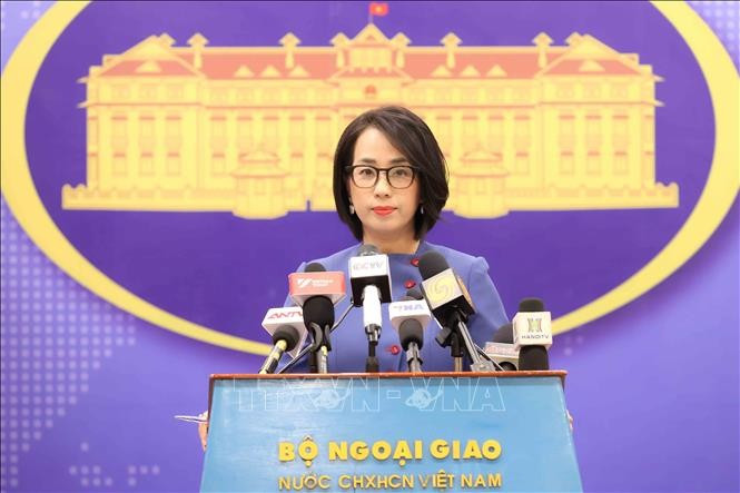 The Ministry of Foreign Affairs' spokesperson Pham Thu Hang. (Photo: VNA)