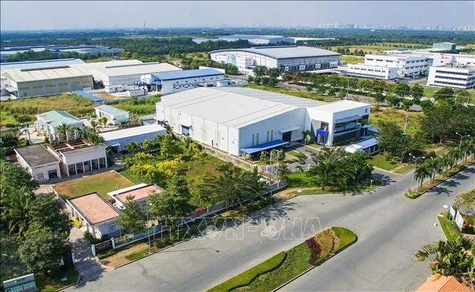 Long Hau 1 Industrial Park in Can Giuoc district, Long An province. (Photo: VNA)