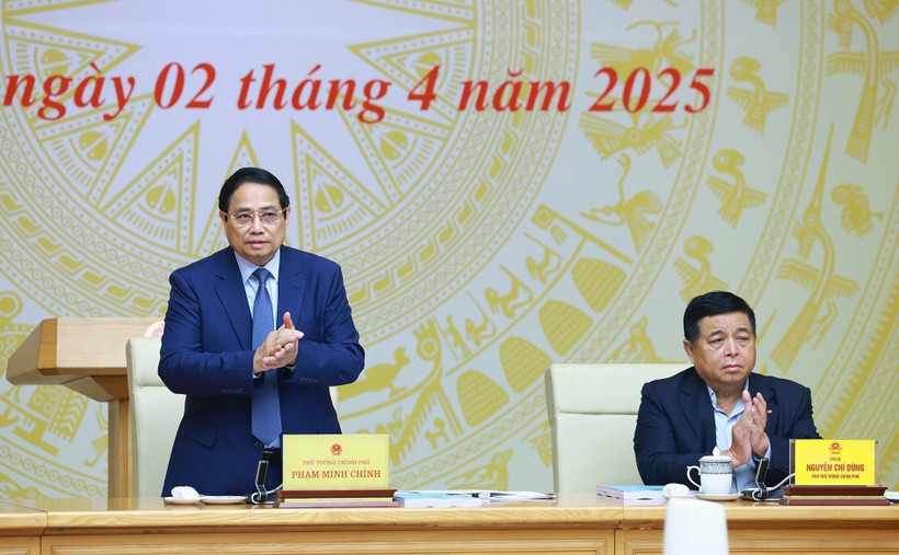 Prime Minister Pham Minh Chinh speaks at the second meeting of the National Steering Committee for building the private economic sector development project (Photo: VNA) 