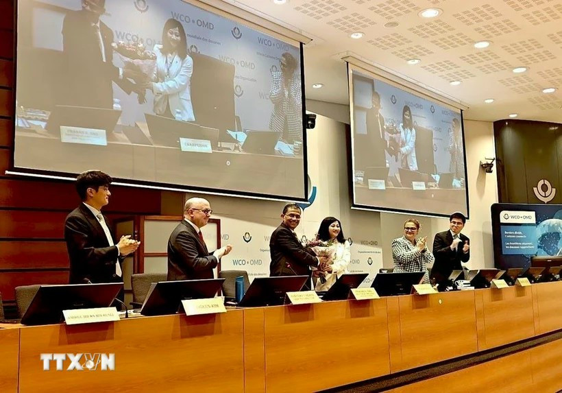 Vietnam shares experience to enhance international customs cooperation in October 2024. (Photo: VNA)