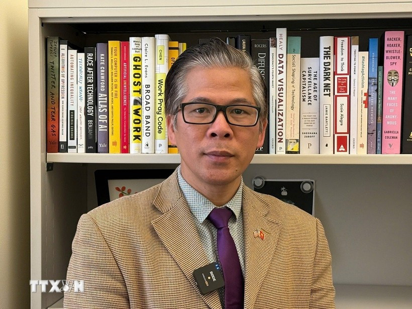 Dr. Nguyen Hong Hai, a Fulbright scholar based in the American University. (Photo: VNA)