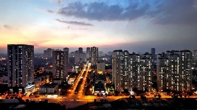 A recently developed urban centre in Nam Tu Liem district, Hanoi. (Photo: VNA)