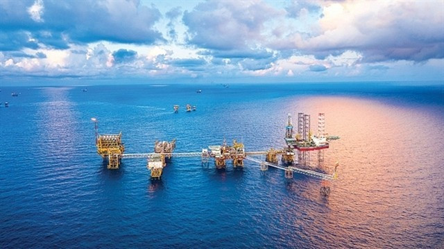An offshore jack-up rig under the operation of Petrovietnam. (Photo: pvn.vn)