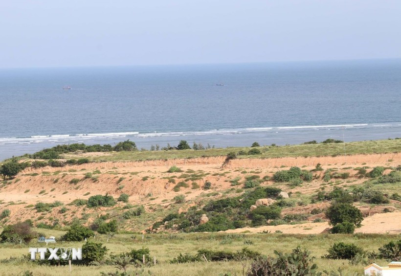 The chosen location for the construction of the Ninh Thuan 1 Nuclear Power Plant is Phuoc Dinh commune. (Photo: VNA)