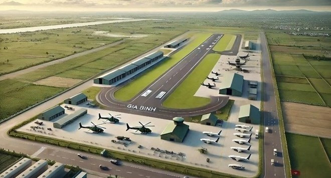 Perspective of Gia Binh Airport project (Photo: VGP)