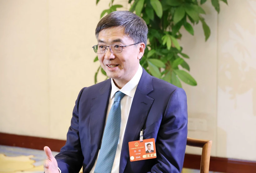 Chen Gang, member of the Communist Party of China (CPC) Central Committee, Secretary of the CPC Committee of the Guangxi Zhuang Autonomous Region, and Chairman of the Regional People's Congress Standing Committee. (Photo: VNA)